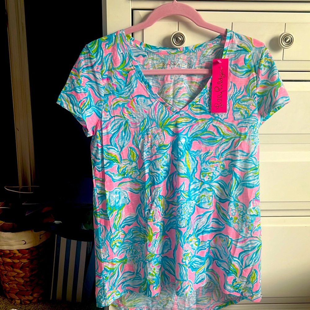 Lilly Pulitzer pelican pink off the scales